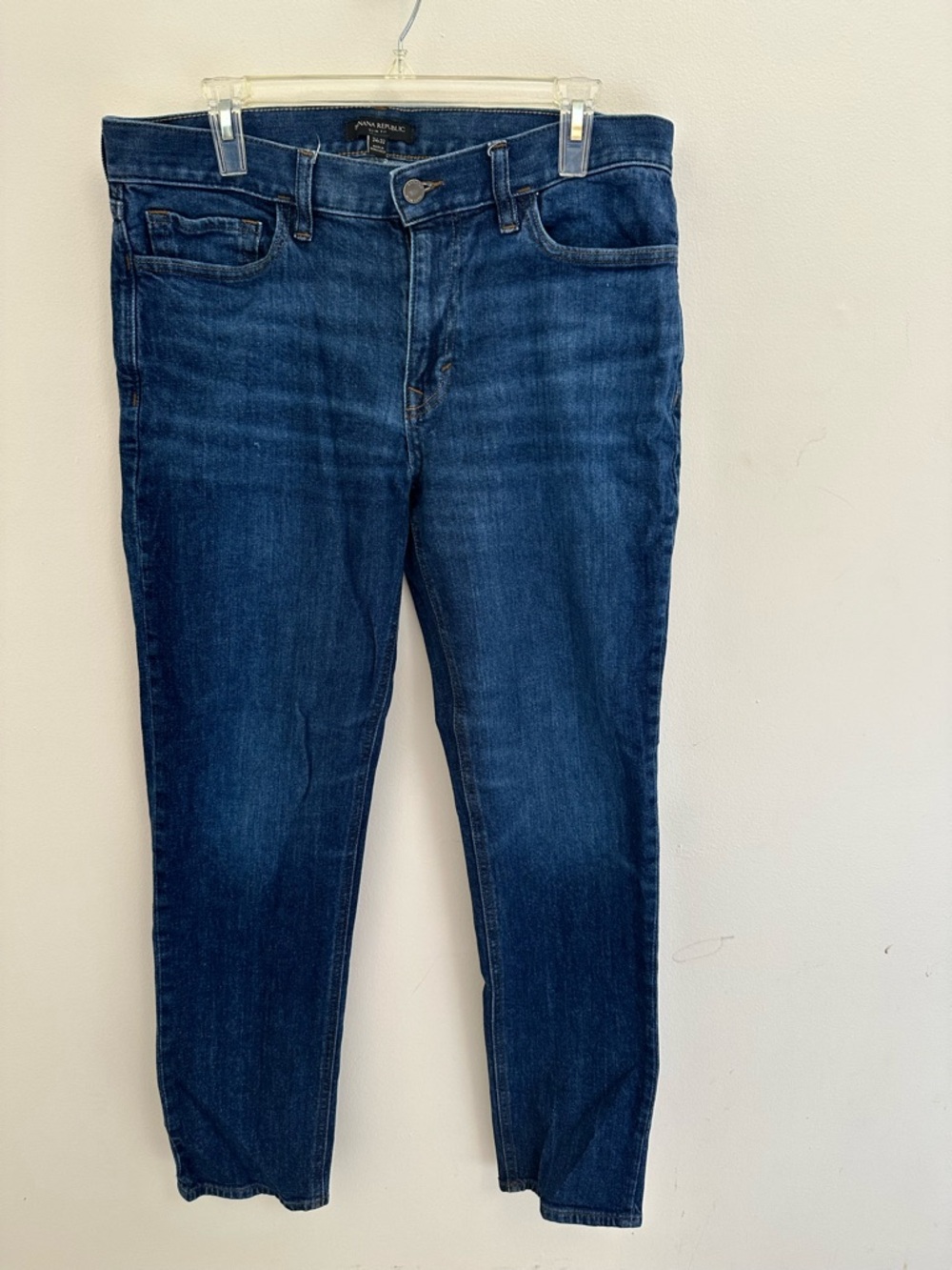 Banana Republic Slim Men’s Jeans in Dark Blue Denim